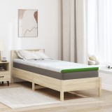 vidaXL Păturile pentru saltea Alb și Verde 70 x 200 cm