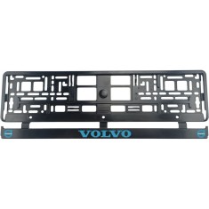 Set 2 bucati, suport numar inmatriculare, Volvo blue