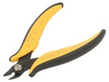 Cleşti pt.tăiere,miniatură,curbaţi 138mm faţetă mică