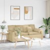VidaXL Canapea modulară cu perne, gri-verzui 3321141