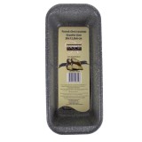 Tava de copt Granite Line, aluminiu presat, dreptunghiulara, gri, 30 x 12.8 x 6 cm