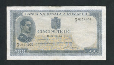 Romania 500 lei 1936 aXF P42a foto