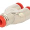 Racord push-in Y 20bar 80&deg;C