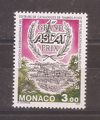 Monaco1994-Prima asociație a ed. de catalog de timbre poștale si filatelice, MNH foto