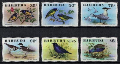 BARBUDA 1976 - Pasari/ serie completa MNH foto