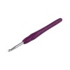 Croset cu maner din silicon, dimensiune 5 mm, Violet, Crisalida