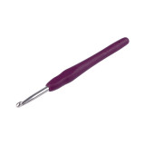 Croset cu maner din silicon, dimensiune 5 mm, Violet, Crisalida