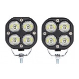 Set 2 Proiectoare auto, LED, 160W/Set, 10/30V, 7cm grosime, Universal