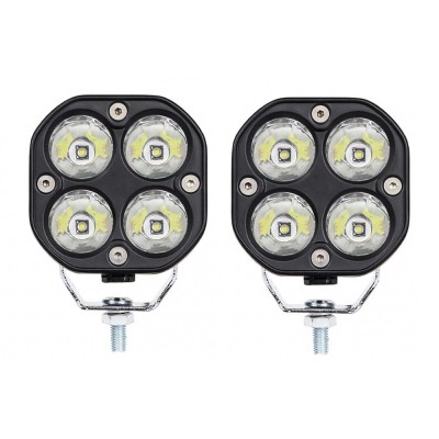 Set 2 Proiectoare auto, LED, 160W/Set, 10/30V, 7cm grosime foto