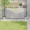 Gossi baze stalp patrate 4 buc argintiu 51x51 mm otel galvanizat