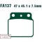 Klocki Ham. Moto. Arctic Cat (Atv) 400 Dvx Sport (04-08) 277464 EBCFA137TT