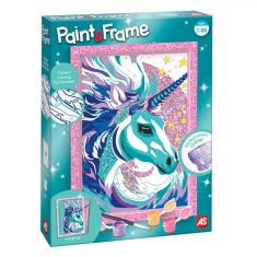 Set Pictură Numere, AS, Fairytale Unicorn, Multicolor, Acrilic, V&acirc;rstă 7+ ani