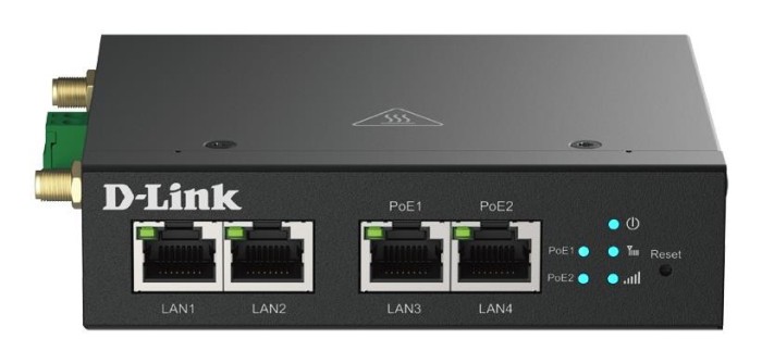 Router LTE 4G D-Link DWM-314-TP cu PoE+ si VPN pentru aplicatii M2M