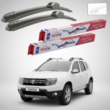 Cumpara ieftin Ștergătoare Dacia Duster I HS Faza 2 2013-2016 | Set Față Flat &ndash; TeamCar&reg;