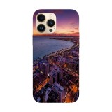 Husa compatibila cu Apple iPhone 14 Pro model Sundown over city, Silicon, TPU, Viceversa