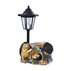 Lampa Solara Decorativa pentru Gradina, Model 3 Arici Negru