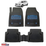Covorașe Universale Tip Tăviță TEAMCAR&reg; Audi A4 B6 Variant (2000&ndash;2004), Set 5 Bucăți, Blue, Cauciuc