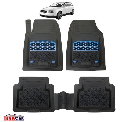 Covorașe Universale Tip Tăviță TEAMCAR&amp;reg; Audi A4 B6 Variant (2000&amp;ndash;2004), Set 5 Bucăți, Blue foto