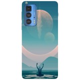 Husa compatibila cu Motorola Edge 20 Lite model Space Connection, Silicon, TPU, Viceversa, Transparent, Carcasa