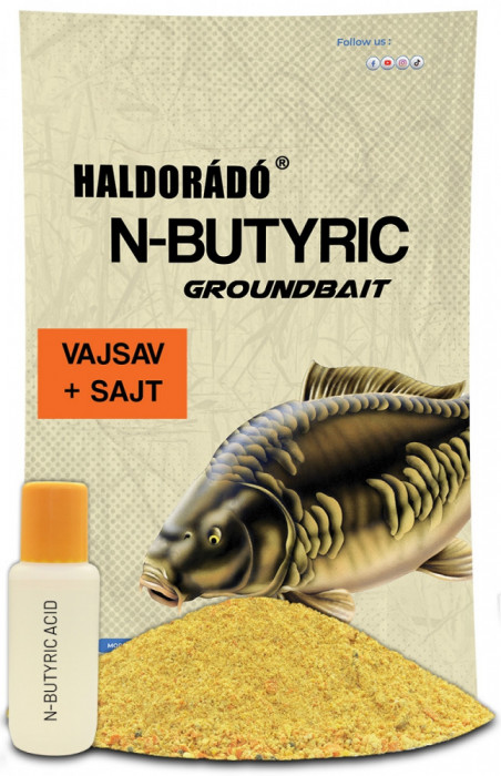 Haldorado - Nada N-Butyric Groundbait 800g + 50ml - Fermentat + Cascaval