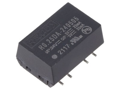 Convertor DC/DC 0.25W 5V/5V foto