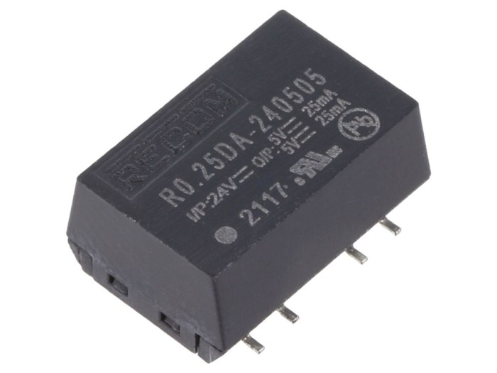 Convertor DC/DC 0.25W 5V/5V