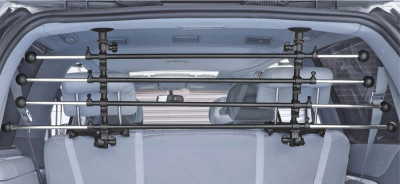 Bare protectie auto StreetWize, Anti Caine in spatele banchetei, ajustare L 83-139 cm, H 40-55cm, fixare tetiera foto