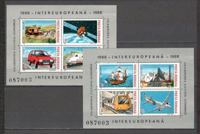Romania.1988 INTEREUROPA-Bl. YR.865