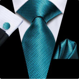 Set cravata + batista + butoni - matase - model 739