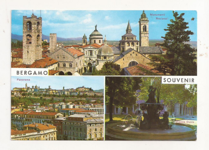 FA51-Carte Postala- ITALIA - Bergamo, necirculata 1968