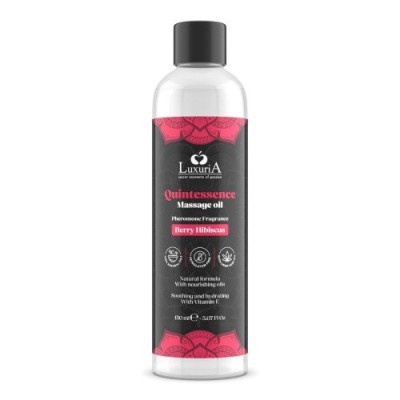 Masaj - Luxuria Chintesenta Ulei de Masaj Mure si Hibiscus 150ml cu Parfum cu Feromoni Formula Naturala Uleiuri Nutritive foto