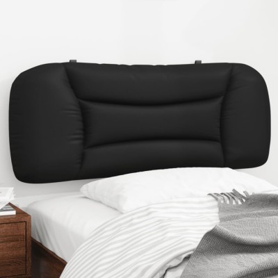 Pernă pentru tăblie pat, negru, 100 cm, piele artificială foto