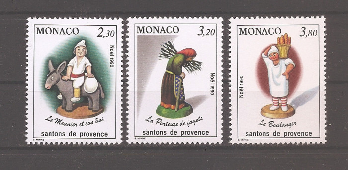 Monaco 1990 - Craciun, MNH