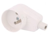 Conector Alimentare AC 250V 16A Alb IP20