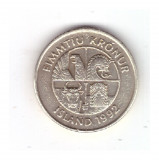 Moneda Islanda 50 kronur 1992, stare buna, curata
