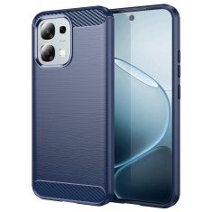 Husa Oppo A6 Pro 4G Asteroid GSM Carbon Silicone, albastru