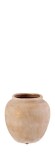 Cumpara ieftin Vaza flori teracota bej aurie 17 x 16,5 cm