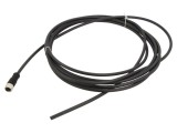 Cablu M12 mamă pentru senzori/automatizări - 5m, 8 pini, IP69K