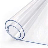 Față de masă Crystal transparentă, protectie silicon, grosime 1.2 mm, latime 80x100cm, rezistentă, impermeabilă, usor de curatat