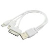 Cablu incarcare USB, cu 3 mufe, 201773