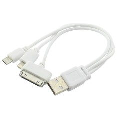 Cablu incarcare USB, cu 3 mufe, 201773