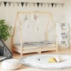 VidaXL Cadru de pat pentru copii, 70x140 cm, lemn masiv de pin 834486