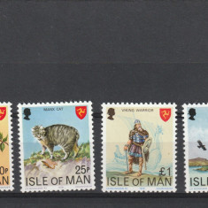 Isle of Man 1978-Fauna,Flora,Raritati,serie 4 valori,MNH,Mi,133-136