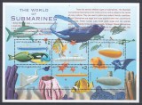 Antigua &amp; Barbuda - Fauna Marina - PESTI,CORALI,SUBMARINE - BL - MNH, Nestampilat