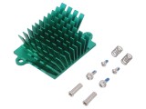 Radiator extrudat cu aripioare BGA verde 41mm x 45mm