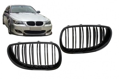 Grile Centrale BMW 5 Series E60 E61 (2003-2010) Negru Lucios M Design Performance AutoTuning foto