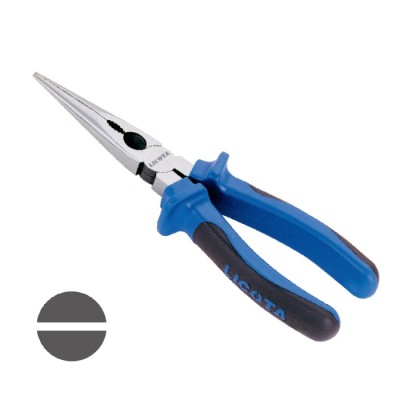 Spitzzange 140mm, Flachrundzange, Werkzeug Zange foto
