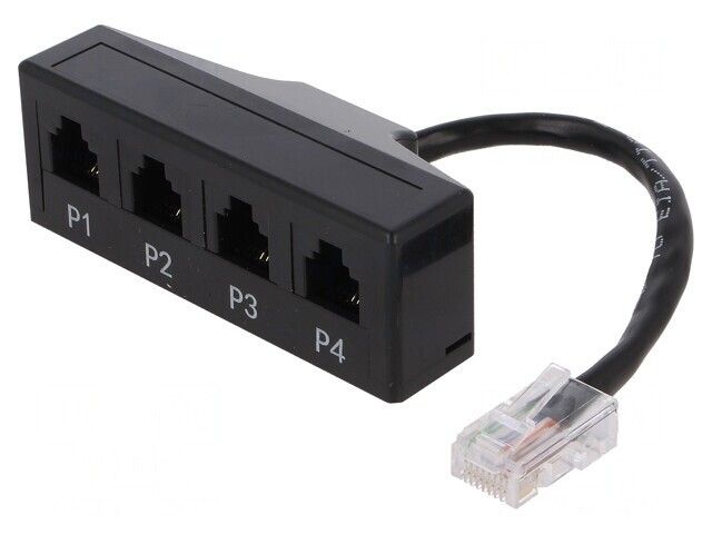 Splitter RJ11 4 Porturi cu Mufă RJ45