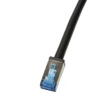 PATCH CORD S/FTP LOGILINK Cat6a, cupru, 2 m, negru, AWG26, dublu ecranat, outdoor, &quot;CQ7053S&quot; (timbru verde 0.08 lei)