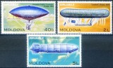 Moldova 2003 - Dirijabile, Zeppelin, serie neuzata